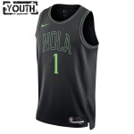 New Orleans Pelicans Trikot Zion Williamson Nike 2023-24 City Edition Blau Swingman - Kinder